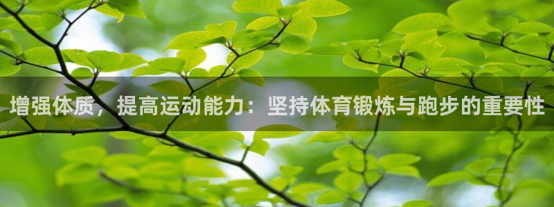意昂3是啥平台：增强体质，提高运动能力：坚持体育锻炼与跑步的重要性